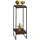 MCW Blumentisch MCW-K71, Blumenregal Beistelltisch Pflanzregal, MVG-zertifiziert MDF Metall dunkelbraun, 101cm