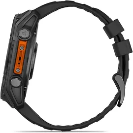 Garmin fenix 8 AMOLED 51 mm schwarz / schiefergrau mit QuickFit Silikon-Armband 26 mm