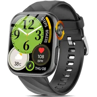 Marsyu 2025 Neue Smartwatch EKG+HRV/Harnsäure/BMI Herren Damen 1,97" AMOLED Gesundheitsuhr mit Telefonfunktion 24H Blutdruck Herzfrequenz SPO2 Körpertemperatur Schlaf-Monitor Fitnessuhr