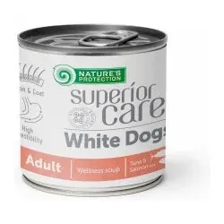 NATURES PROTECTION Superior Care White Dogs Adult Salmon 140ml
