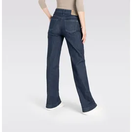 MAC Wide Leg Jeans mit Bügelfalte in Rinse-Waschung-D44 / L32