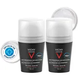 Vichy Homme Deo Anti-Transpirant 48h Roll on 2 x 50 ml