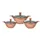 COFI 1453 Kochtopfset 6-tlg. 20 cm rund + 24 cm rund + 28 cm rund