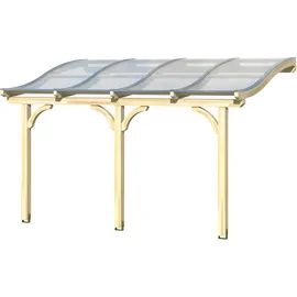 SKANHOLZ Terrassenüberdachung Venezia 434 x 289 cm beige