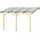 SKANHOLZ Terrassenüberdachung Venezia 434 x 289 cm beige
