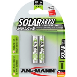 Ansmann HR03 Solar maxE Micro (AAA)-Akku NiMH 550 mAh 1.2V 2St.