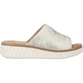 Rieker Damen Pantoletten 69288, Frauen Slipper,Slides,Slip-ons,Backless Slipper,Mules,Gartenschuhe,Sommerschuhe,sommerclogs,beige (60),42 EU / 8 UK