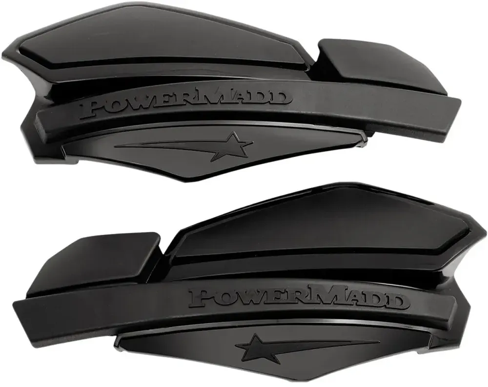 Powermadd Trailstar 22mm Handschutz - Black / Black - One Size