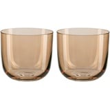 like. by Villeroy & Boch Wasserglas Set 2tlg Like Clay Gläser