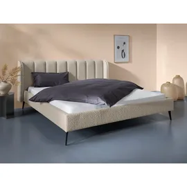 LeGer Home by Lena Gercke Polsterbett »Dorly« auch in Bouclé, in zwei Breiten, grau