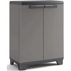 KIS Linear Low Kleiderschrank Verstellbar 68 x 90h Farbe Kis Grau