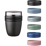 Mepal | Lunchpot Vario Ellipse | kreiere deinen Lunchpot | vielseitiger Müslibecher | Tiefkühl-, Mikrowellen- und spülmaschinengeeign