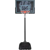 Lifetime Stahl Basketballkorb Texas Schwarz/Blau 112x304 cm