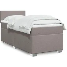 vidaXL Boxspringbett 180 x 200 cm Schwarz