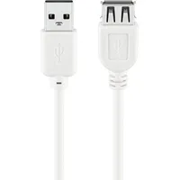 goobay USB-A auf USB-A 0,3 m Weiß