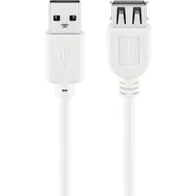 goobay USB-A auf USB-A 0,3 m Weiß
