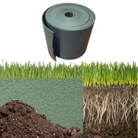 GARDENIX Flexible Rasenkante Kunststoff Beetumrandung Rasenband Länge 6 m, Höhe 15 cm, Grün