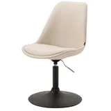 Drehstuhl drehbar  ¦ creme ¦ Maße (cm): B: 48 H: 76