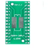 BerryBase BB SOP28 / Entwicklerboards / SMD Breakout Adapter, SOP28 / SSOP28 / TSSOP2
