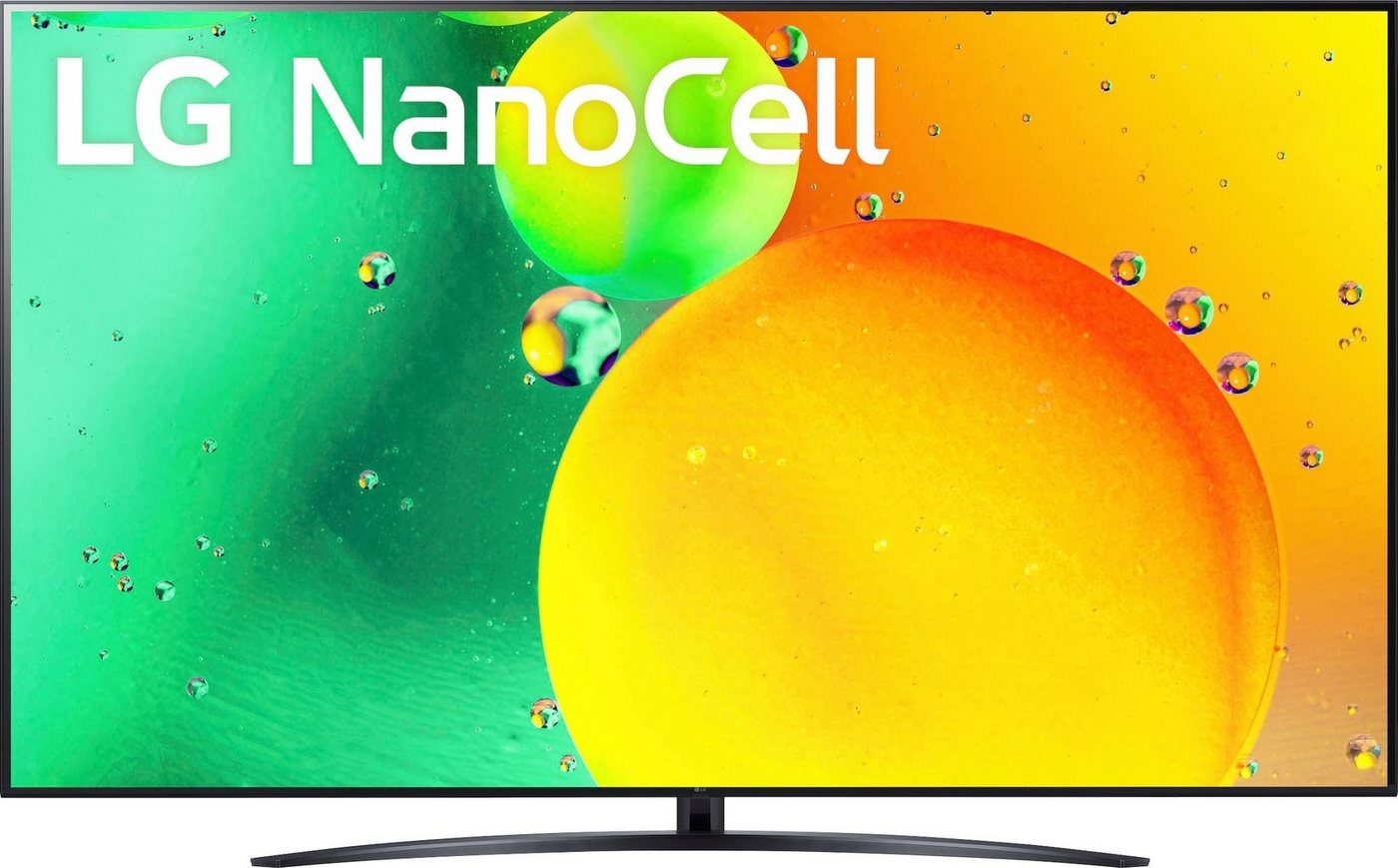 LG 75NANO769QA LED-Fernseher (189 cm/75 Zoll, 4K Ultra HD, Smart-TV, α5 Gen5 4K AI-Prozessor, Direct LED, HDMI 2.0, Sprachassistenten) schwarz