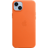 Leder Case mit MagSafe für iPhone 14 Plus orange