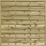 T&J Sichtschutzzaun 180 x 180 cm grün Holz