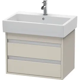 Duravit Waschtischunterschrank 2 Auszüge 65 x 48 x 44 cm Taupe Matt