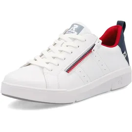Rieker 41906 snow-white true-red 41