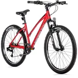 26 Zoll Alu Leader Fox MXC Lady MTB Fahrrad 8 Gang Mountain Bike Rh 36 cm Rot