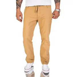 Rock Creek Stoffhose Leinen Hose Regular Fit