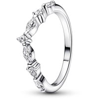 PANDORA Timeless Wishbone Funkelnde Schliffe Ring in Sterling-Silber mit Cubic Zirkonia Timeless Collection, Größe 56, 192390C01-56