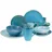 CreaTable Nature Collection Kombiservice 16-tlg. aqua