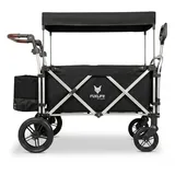 FUXLIFE Bollerwagen FX-CTL900, 5-Punkt Gurte, faltbar, mit Kühltasche schwarz