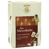 GEPA Bio Mascobado Vollrohr - 1 Karton mit 250 Zuckersticks - 5 Pack/Karton - 50x3g/Pack