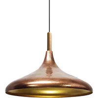 Bamyum Pendelleuchte Champion Pendelleuchte Holz Kupferfarbe E27