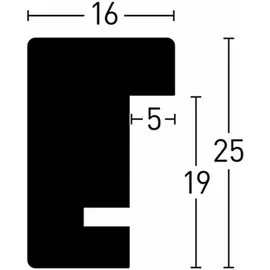 Nielsen Quadrum Holzrahmen weiß 30x40 cm 1 St.