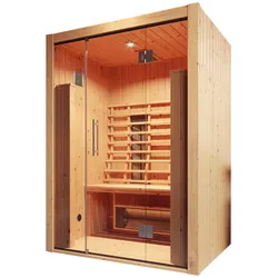 Infrarotkabine WEKA "Hamina", beige (natur), externe Steuerung, (ohne Ofen), Saunen