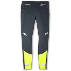BROOKS Damen Hose Run Visible Tight, Asphalt/Nightlife, XL