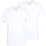 Bugatti T-Shirt 2Er Pack Bari in 2 Stück weiß | Gr.: 50