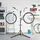 vidaXL Fahrrad-Montageständer Klappbar Verstellbar 92-152 cm Rot Stahl