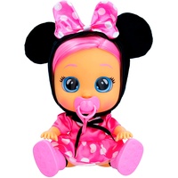 Cry Babies Magic Tears CRY BABIES Dressy Minnie | Interaktive Puppe, die echte Kullertränen weint, mit Haaren zum Stylen, Kleidern zum Wechseln & Accessoires zum Spielen – Spielzeug und Geschenk für Jungen