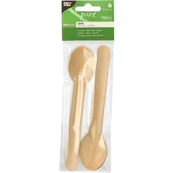 Papstar 120 Löffel, Papier pure 15,5 cm natur