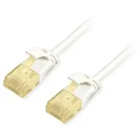 Equip 62600707101 Slim-Patchkabel, Cat.6A, U/UTP, 5m, Weiß