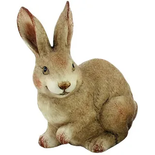Deko Hase Garten Hasen Osterhase Oster Tier Figur Skulptur Ei Osterei Blume Korb