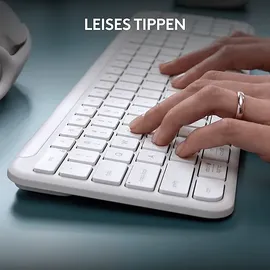 Logitech Signature Slim K950 für Windows, Mac, Chrome, Tastatur, Sonstiges, kabellos, White