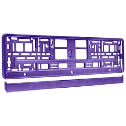 Carmotion Kennzeichenhalter Metallic Lila