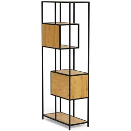 Actona Seaford Regal 77 x 35 x 185 cm Braun