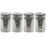 for friends Gewürzdosen 4er-Set Arlette Ø 5 cm H: 8 cm Silber/Mehrfarbig