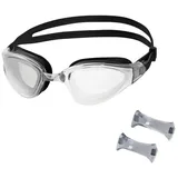 NILS AQUA Schwimmbrille Taucherbrille Sportbrille schwarz