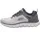 SKECHERS Track Broader Sneaker, Grauer Netzstoff, PU-Rand, anthrazit, 48.5 EU